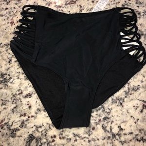 Size Medium swimsuit high waisted bottoms